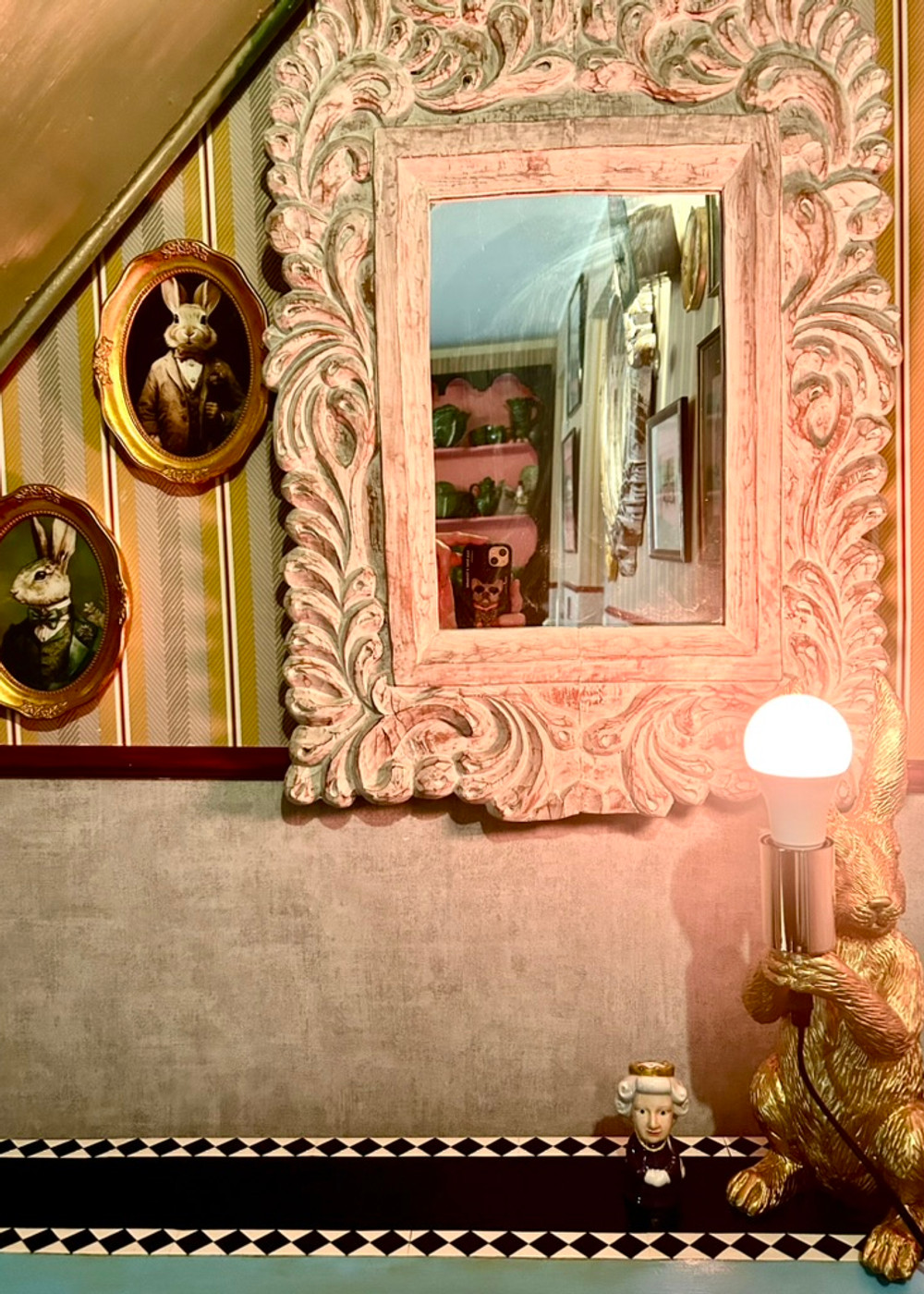 Cuisine vintage entièrement équipée avec vaisselle originale Wonderland21